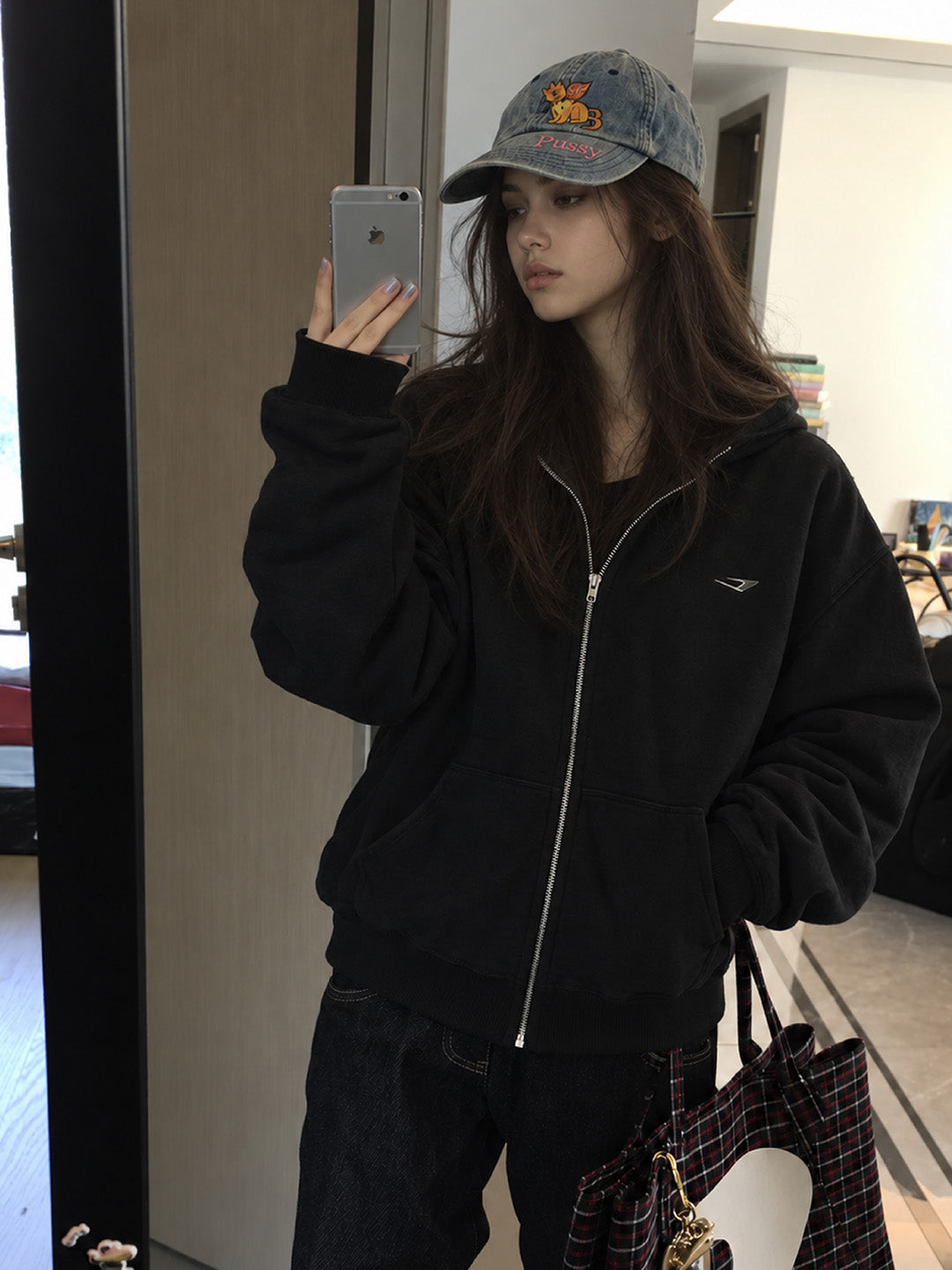 Metal Zipper Hoodie