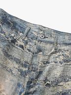 Destroyed Graphic Jeans