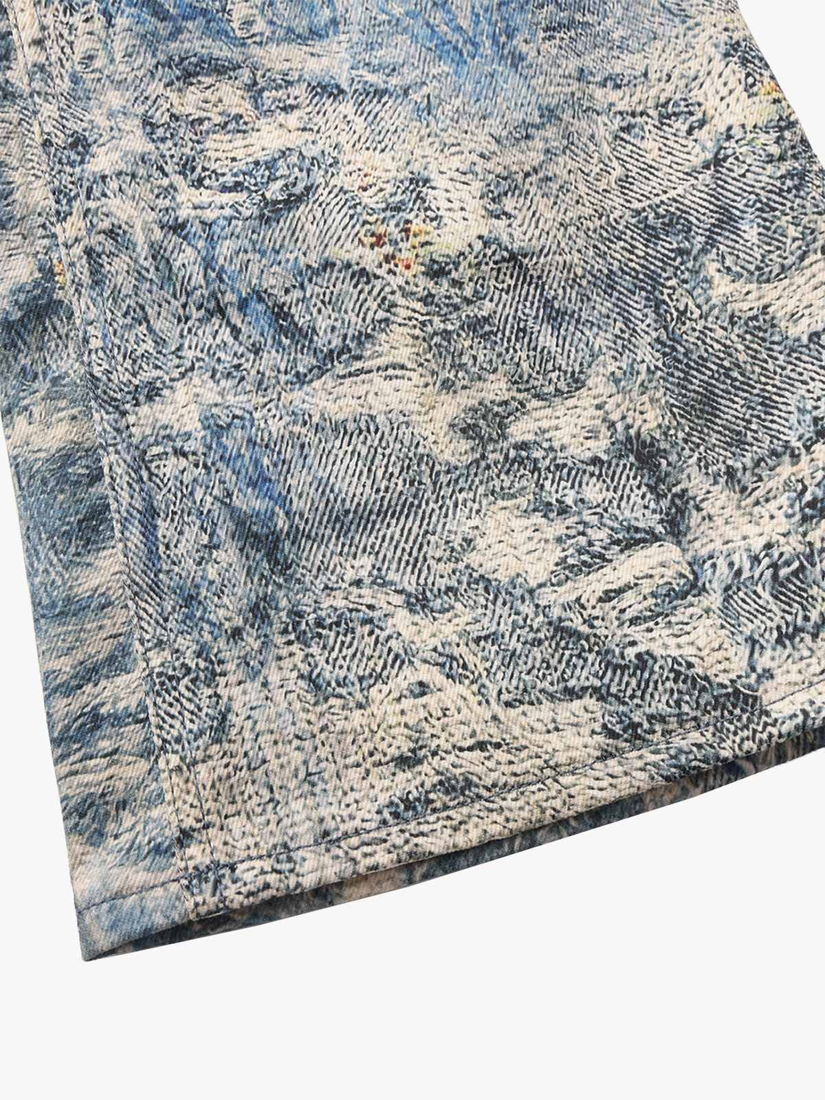 Destroyed Graphic Jeans