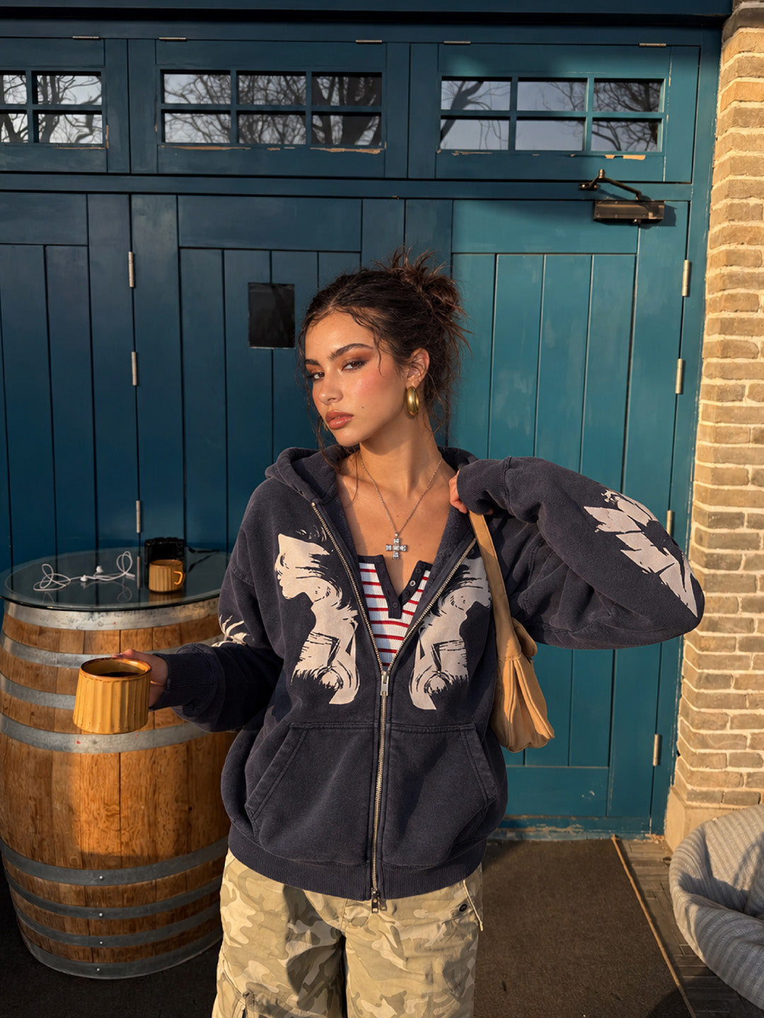 Abstract Hoodie