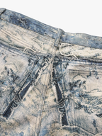 Destroyed Graphic Jeans