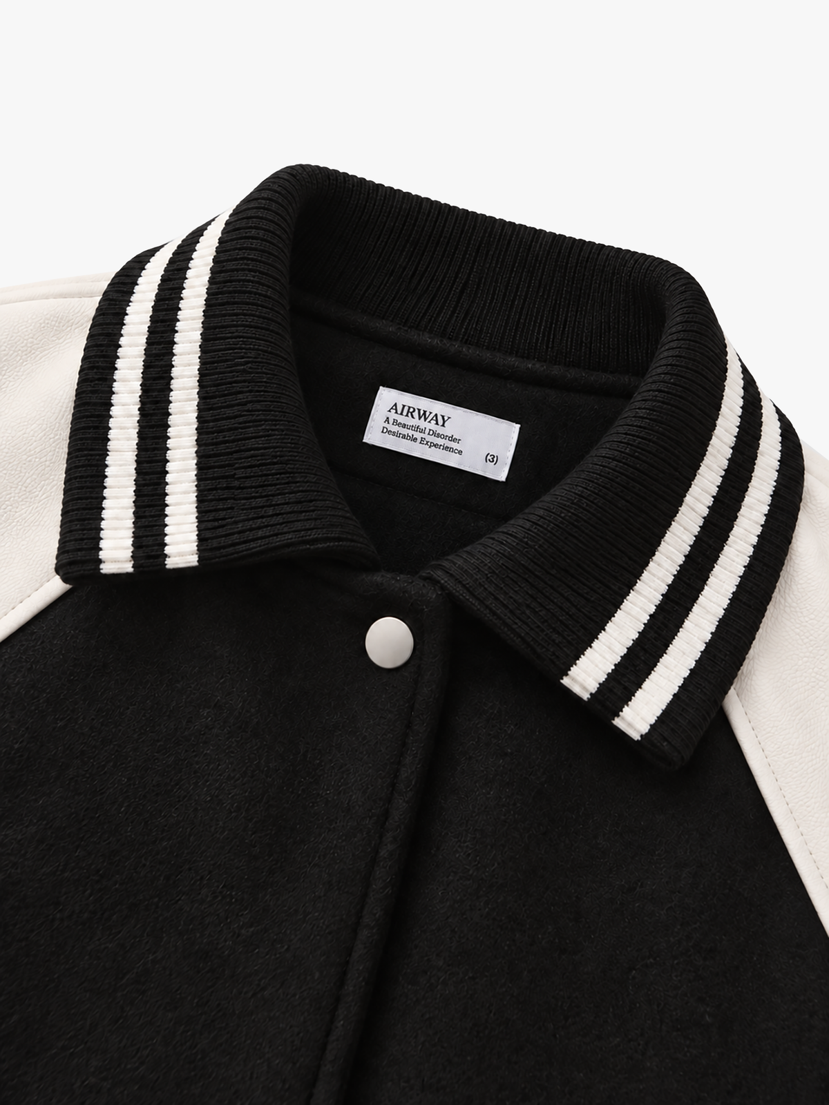 Black/White Baseball Jacket