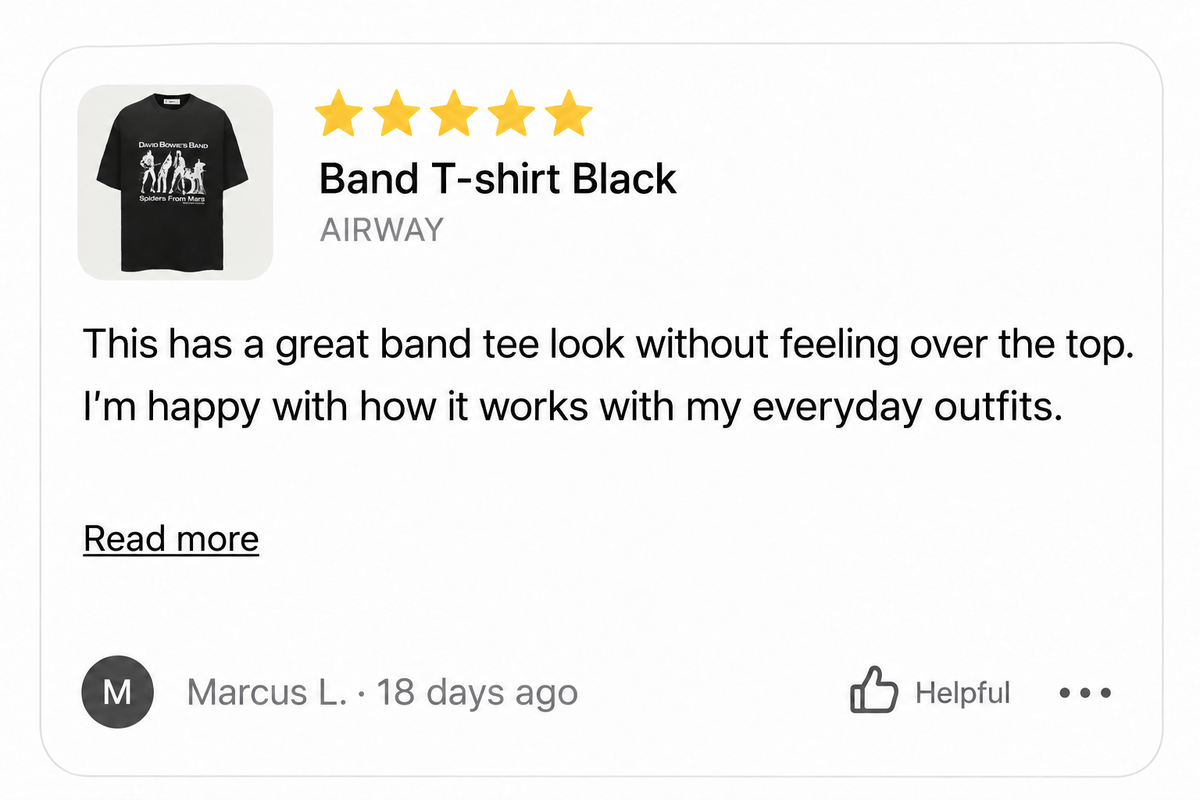 Customer review