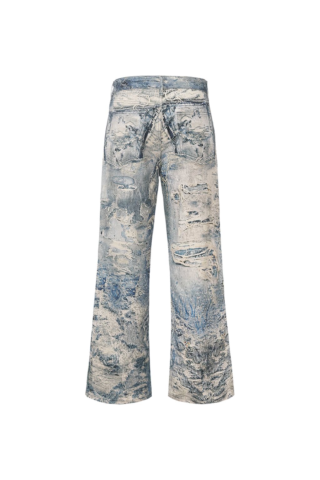 Destroyed Graphic Jeans