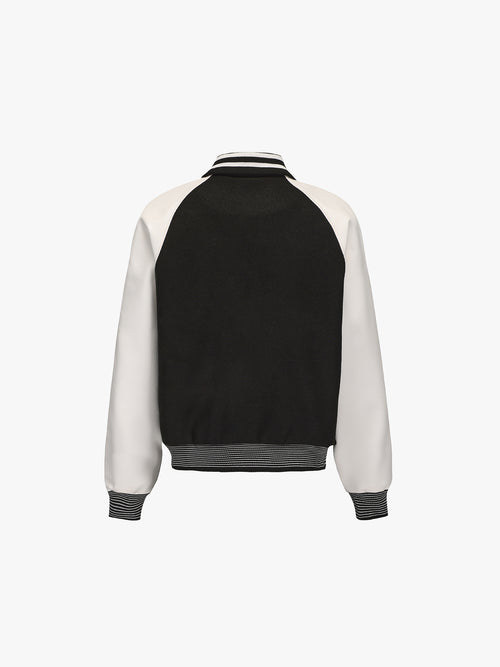 Black/White Baseball Jacket