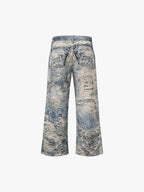 Destroyed Graphic Jeans