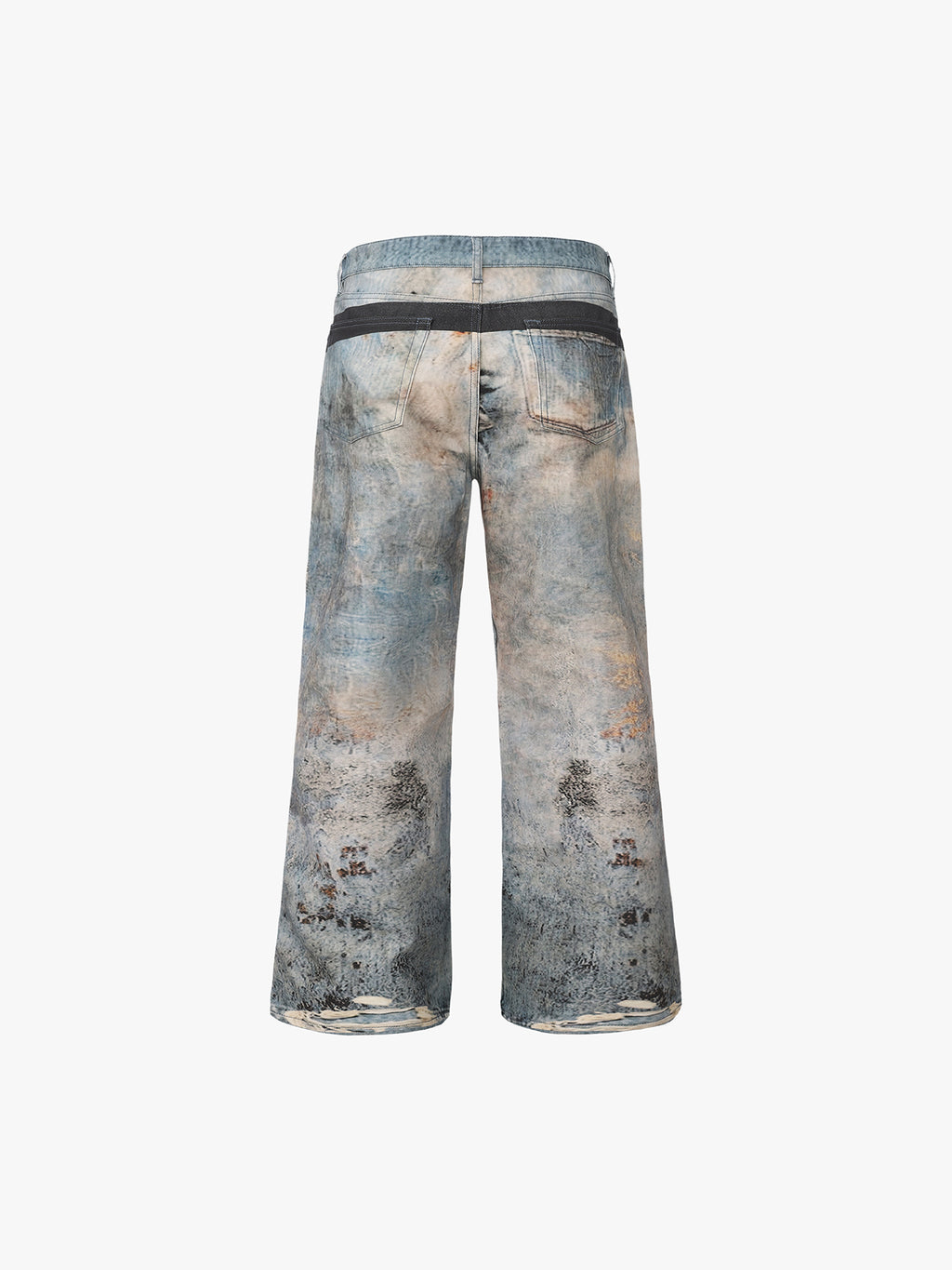 Belt Graphic Jeans